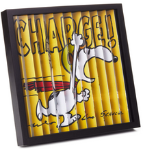 Load image into Gallery viewer, Peanuts® Flying Ace Snoopy Dual-Image Framed Artwork, 10x10