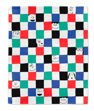 Load image into Gallery viewer, Peanuts® Gang Checkered Throw Blanket, 50x60