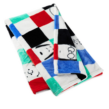 Load image into Gallery viewer, Peanuts® Gang Checkered Throw Blanket, 50x60