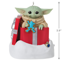 Load image into Gallery viewer, Star Wars: The Mandalorian™ Grogu™ Greetings Ornament With Sound and Motion