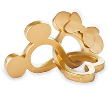 Load image into Gallery viewer, Disney Mickey and Minnie Knotted Heart Figurine