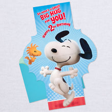 Load image into Gallery viewer, Peanuts® Snoopy and Woodstock Pop Up 2nd Birthday Card