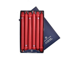 Load image into Gallery viewer, Traditional Cranberry Taper Candle-Various sizes available *PRICE IS FOR 1 CANDLE