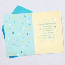 Load image into Gallery viewer, Chugga Chugga Train 3rd Birthday Card