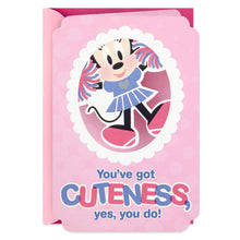 Load image into Gallery viewer, Minnie Mouse Cheerleader Pop Up Birthday Card