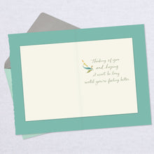 Load image into Gallery viewer, Botanical Wreath Get Well Card