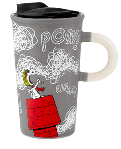 Peanuts® Flying Ace Snoopy Color Changing Travel Mug, 16 oz Peanuts® Flying Ace Snoopy Color Changing Travel Mug, 16 oz