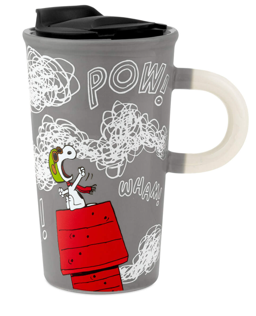 Peanuts® Flying Ace Snoopy Color Changing Travel Mug, 16 oz