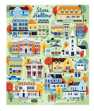 Load image into Gallery viewer, Gilmore Girls Stars Hollow Map Blanket, 50x60
