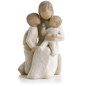 Willow Tree ® Quietly Mother and Children Figurine
