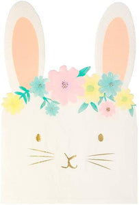 Floral Bunny Napkins