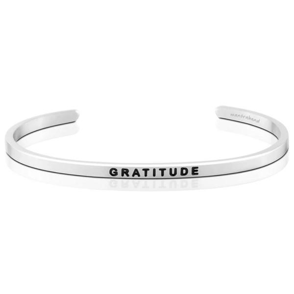 Gratitude Bracelet- Silver