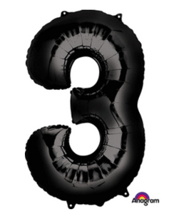 34" Anagram Number 3 Black
