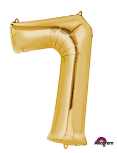 35" Anagram Number 7 Gold