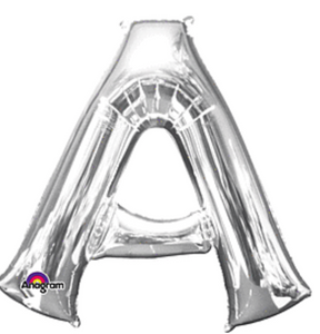 34" Anagram Letter A Silver