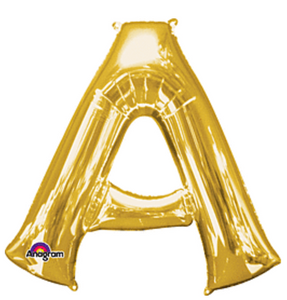 34" Anagram Letter A Gold