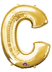 32" Anagram Letter C Gold