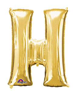 32" Anagram Letter H Gold