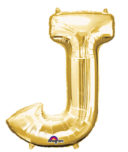 33" Anagram Letter J Gold