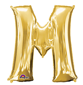 33" Anagram Letter M Gold