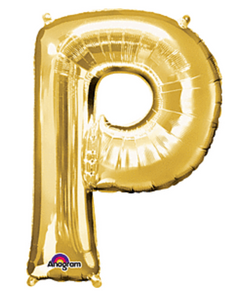 32" Anagram Letter P Gold