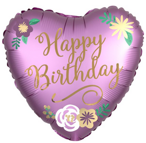 18" Birthday Satin Flowers