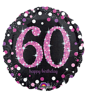 18" Pink Celebration 60 Holographic