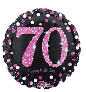 18" Pink Celebration 70 Holographic