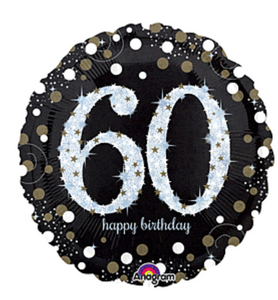 18" Sparkling Birthday 60