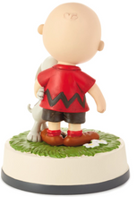 Load image into Gallery viewer, Peanuts® Charlie Brown and Snoopy Together Figurine, 4.75&quot;
