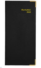 Load image into Gallery viewer, Manhattan City Pocket Diary- Full Grain Leather*BLK ONLY
