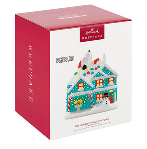 The Peanuts® Gang The Merriest House in Town Musical Tabletop Decoration With Light