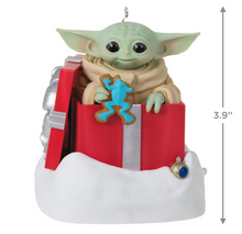 Load image into Gallery viewer, Star Wars: The Mandalorian™ Grogu™ Greetings Ornament With Sound and Motion
