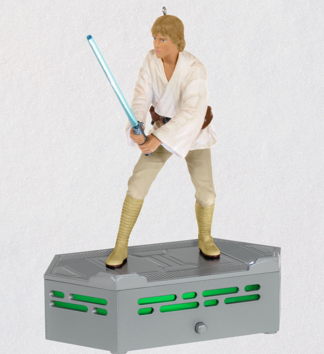 Star Wars: A New Hope™ Collection Luke Skywalker™ Ornament With Light and Sound