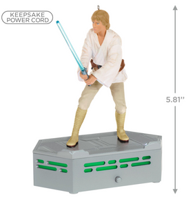 Star Wars: A New Hope™ Collection Luke Skywalker™ Ornament With Light and Sound
