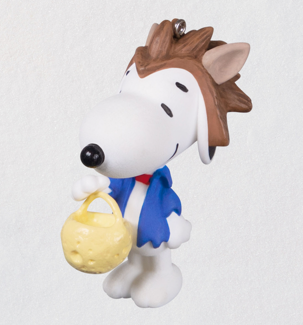 Mini The Peanuts® Gang Werewolf Snoopy Ornament, 1.17