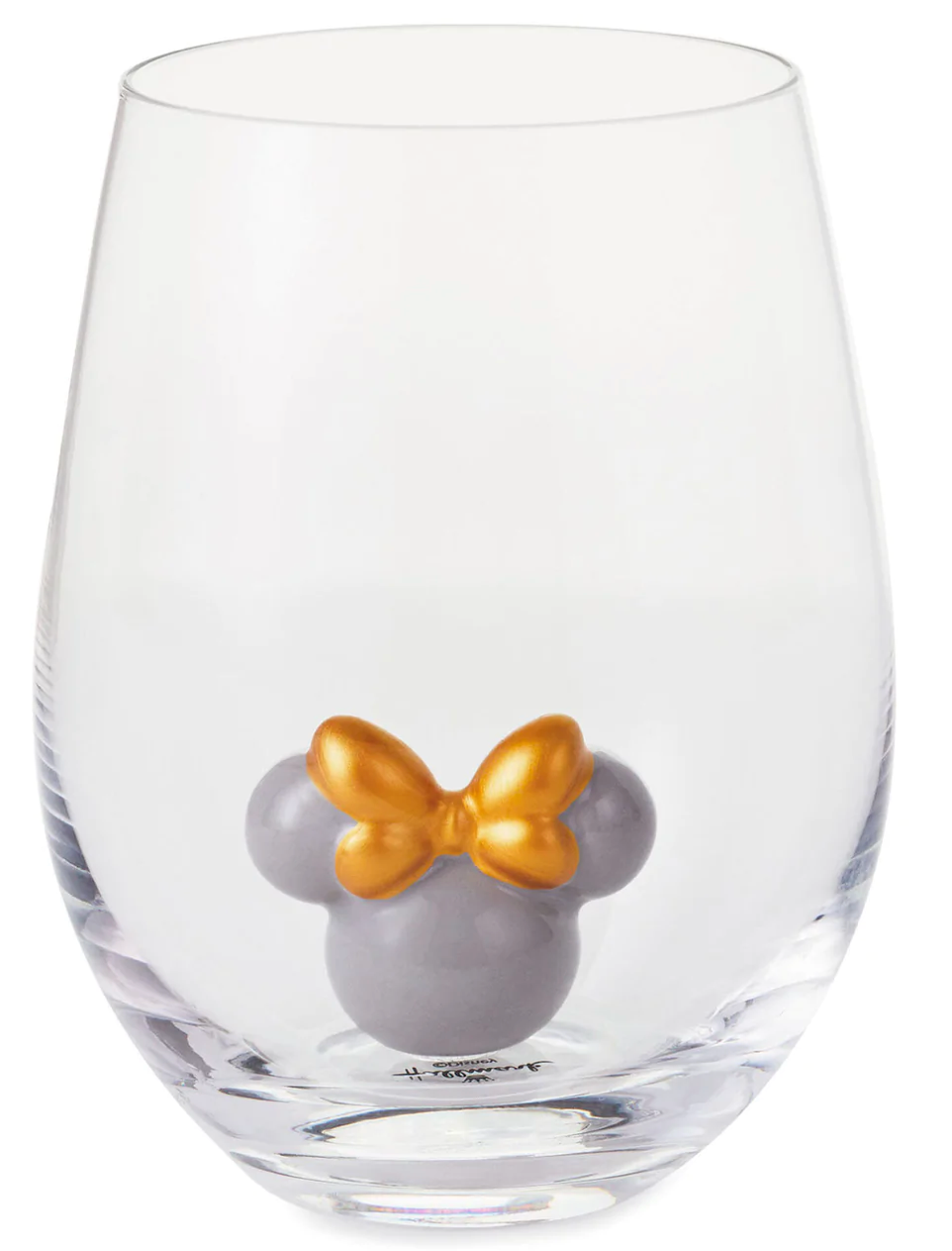 Hallmark Disney Minnie Mouse Ears Silhouette Stemless Glass, 13 oz. –  Amreen's Hallmark