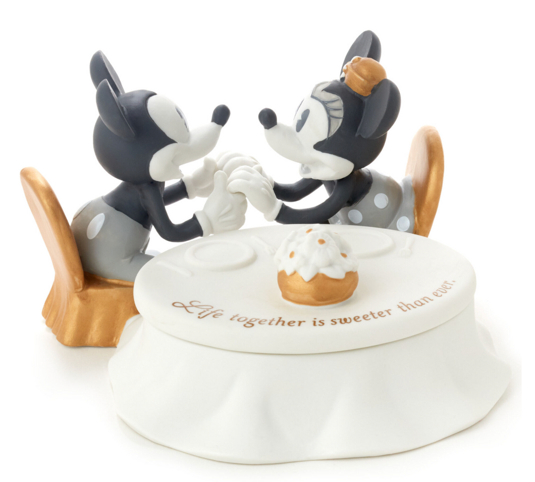 Disney Mickey and Minnie Sweeter Than Ever Trinket Box