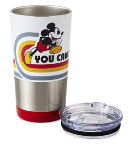 Disney Mickey Mouse You Can Do It Stainless Steel Travel Mug, 15 oz.