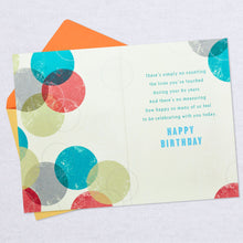 Load image into Gallery viewer, Circles 80th Birthday Card
