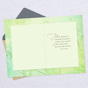 Remembering Your Father's Gifts Sympathy Card