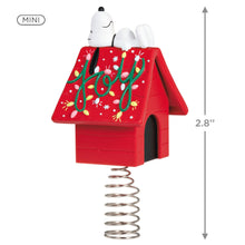 Load image into Gallery viewer, Mini The Peanuts® Gang Snoopy Christmas Tree Topper and Tree Skirt, Set of 2
