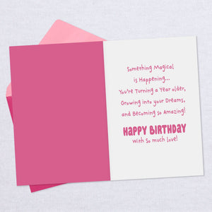 Something Magical Birthday Card for Great-Granddaughter