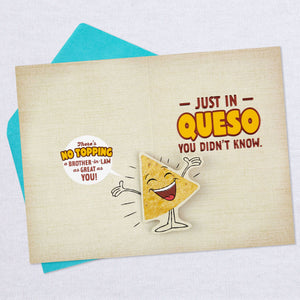 Queso Pop-Up Birthday Card for Brother-in-Law