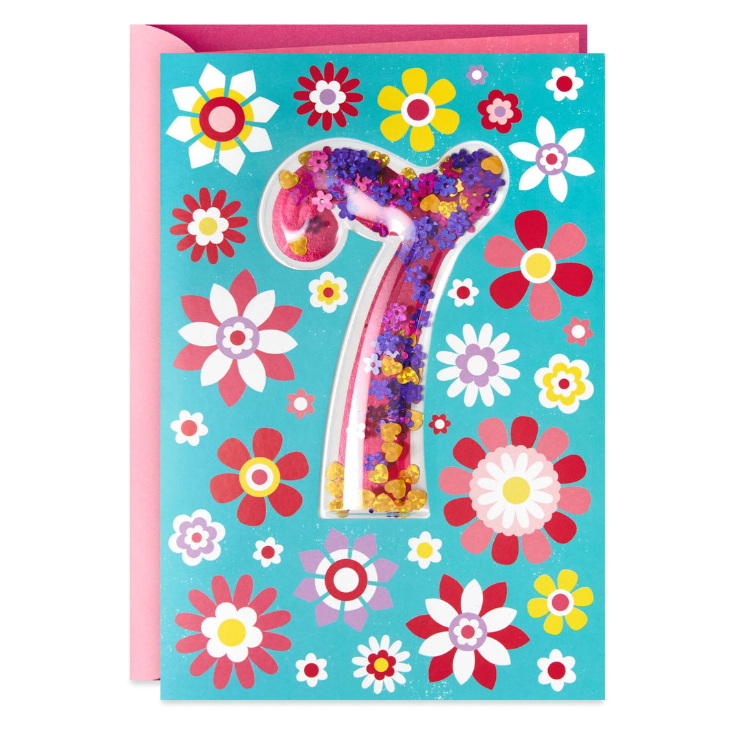 Funner than Fun 7th Birthday Card