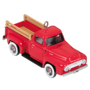 Mini Lil' American Trucks 1954 Mercury M-100 2023 Metal Ornament, 0.75"