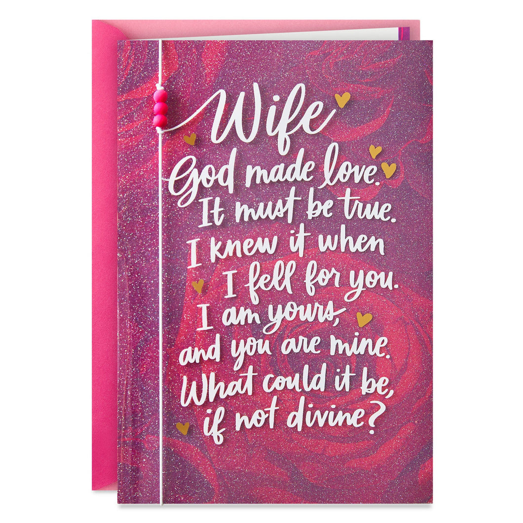 You're the Answer to My Prayers Valentine's Day Card for Wife