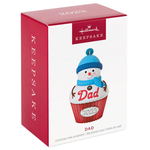 Dad Cupcake 2023 Ornament