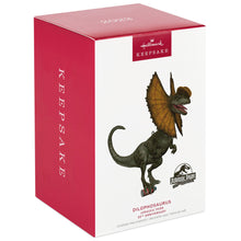 Load image into Gallery viewer, Jurassic Park 30th Anniversary Dilophosaurus Ornament
