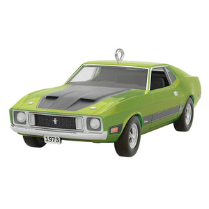 Classic American Cars 1973 Ford Mustang Mach 1 2023 Metal Ornament